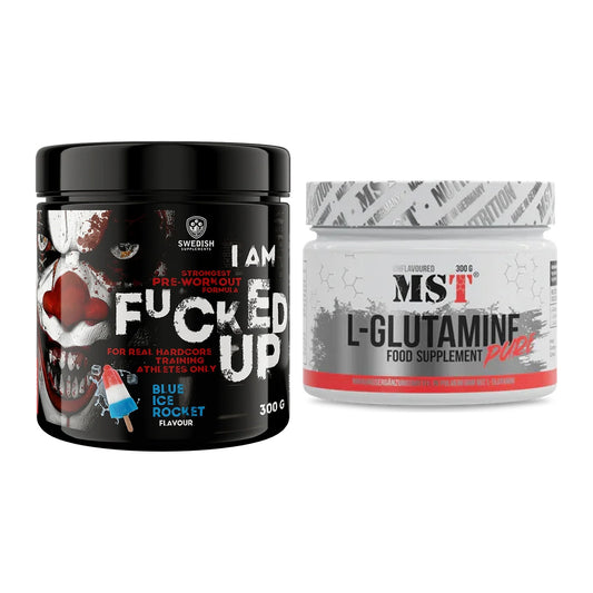 Trainings-Set: Swedish Supplements Fucked Up + MST Glutamine – alle enthaltenen Artikel