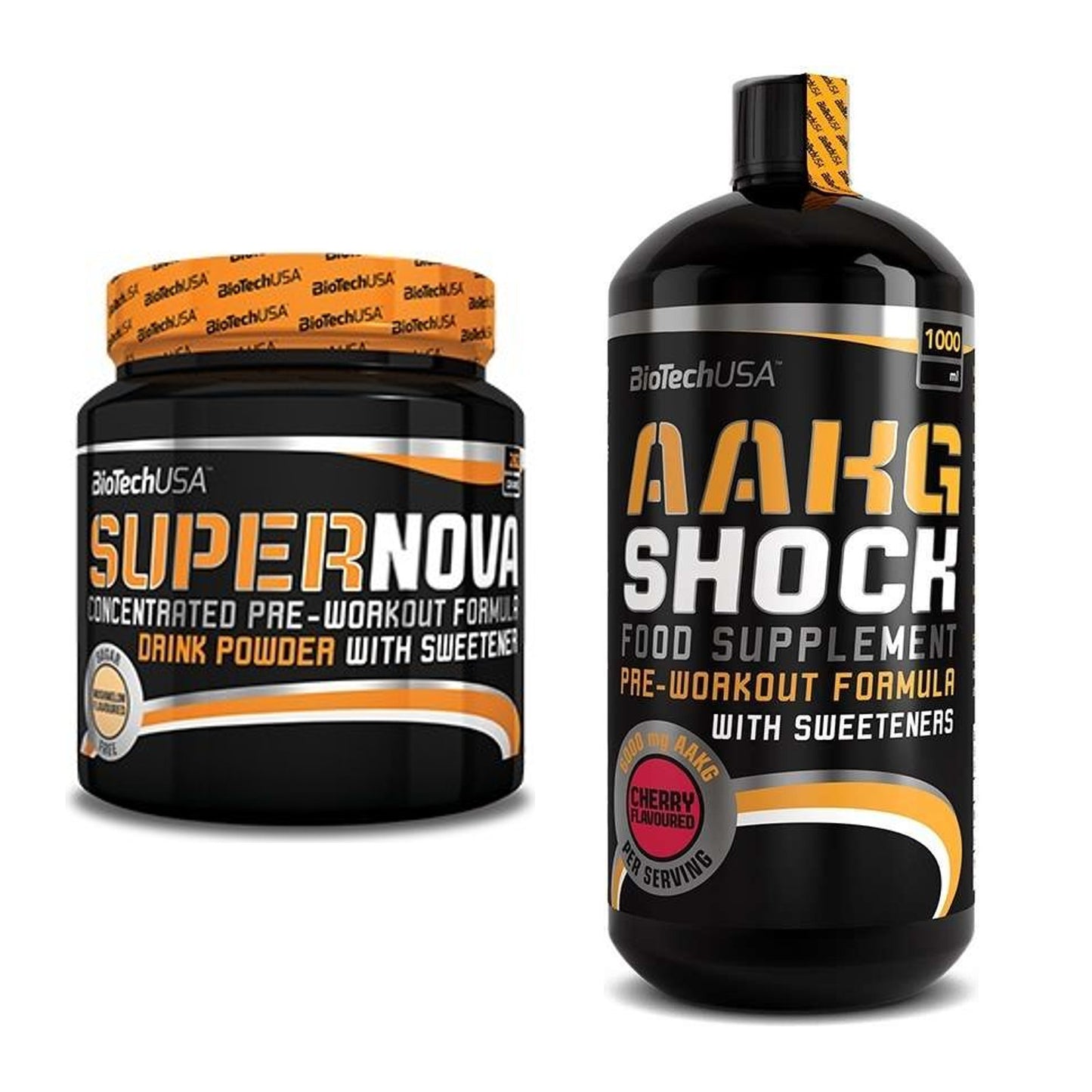 Trainings-Set: BioTech Supernova + BioTech AAKG Shock Extreme – alle enthaltenen Artikel