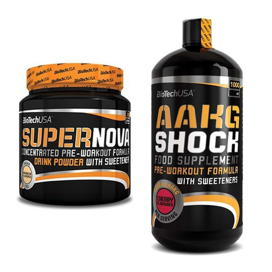 Trainings-Set: BioTech Supernova + BioTech AAKG Shock Extreme – alle enthaltenen Artikel