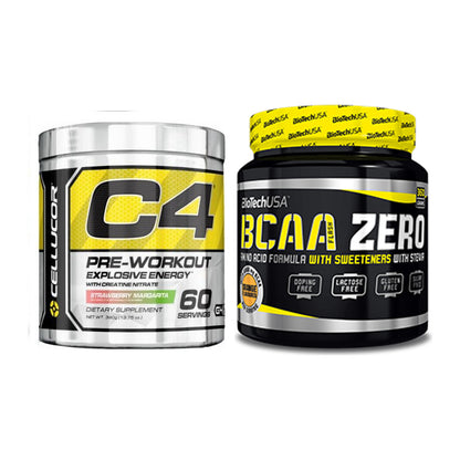 Trainings-Set: Cellucor C4 Original 60 Serv. + BioTech BCAA Zero – alle enthaltenen Artikel