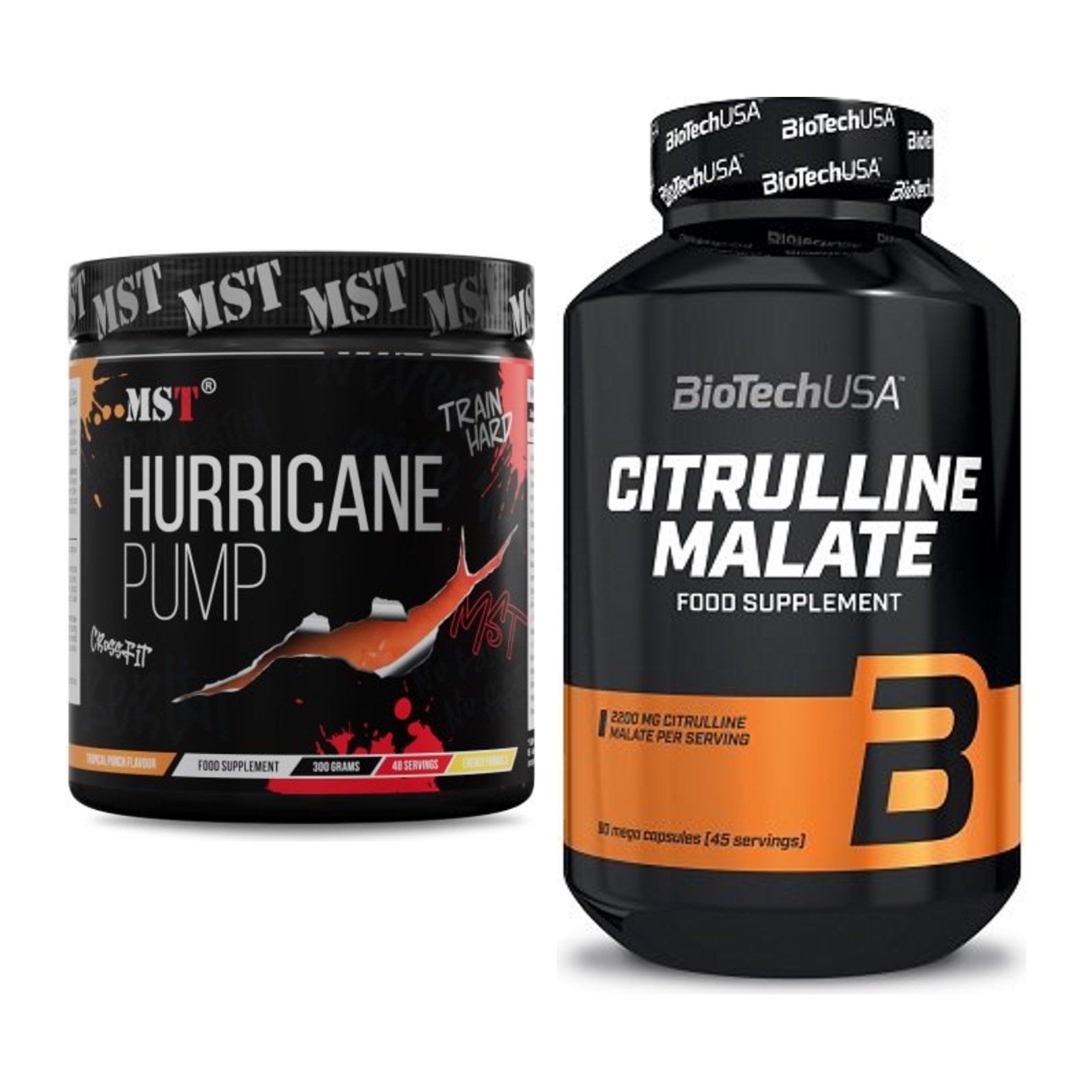Trainings-Set: MST Hurricane Pump + BioTech Citrulline Malate – alle enthaltenen Artikel