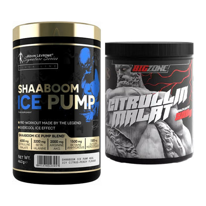 Trainings-Set: Kevin Levrone Shaaboom Ice + Big Zone Citrullin Malat – alle enthaltenen Artikel