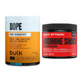 Trainings-Set: Bulk Dope Pre-Workout 30 + Body Attack Arginine Shock – alle enthaltenen Artikel