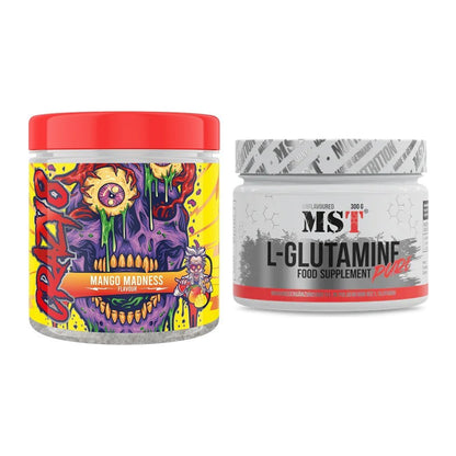 Trainings-Set: Swedish Supplements Crazy 8 + MST Glutamine – alle enthaltenen Artikel