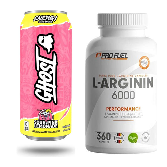 Trainings-Set: Ghost Energy + ProFuel L-Arginin 6000 – alle enthaltenen Artikel