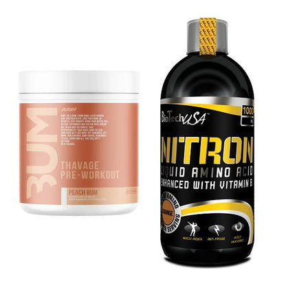 Trainings-Set: RAW Nutrition CBUM Thavage + BioTech Liquid Amino – alle enthaltenen Artikel