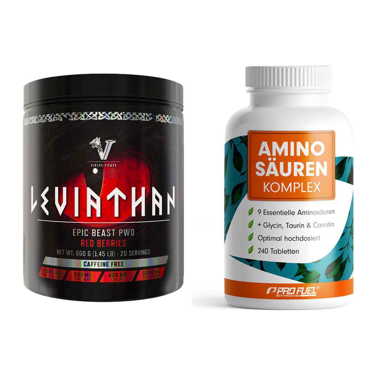 Trainings-Set: Viking Power Leviathan + ProFuel Aminosäuren – alle enthaltenen Artikel