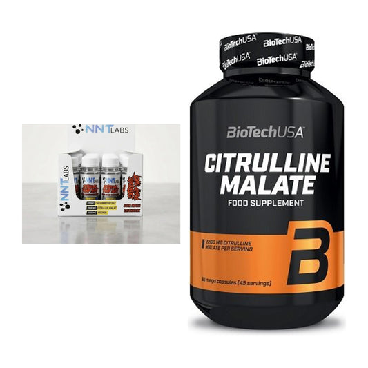 Trainings-Set: NNT Extreme Pump Shot + BioTech Citrulline Malate – alle enthaltenen Artikel