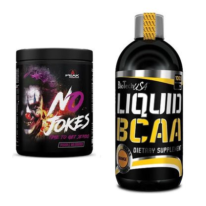 Trainings-Set: Peak No Jokes + BioTech Liquid BCAA – alle enthaltenen Artikel