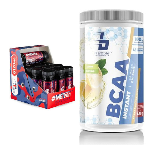 Trainings-Set: DY Nutrition M6Teen + Blackline Supplements BCAA – alle enthaltenen Artikel