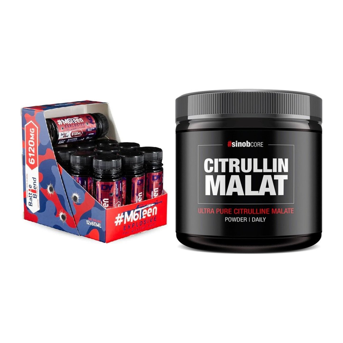 Trainings-Set: DY Nutrition M6Teen + Sinob Core L-Citrullin – alle enthaltenen Artikel