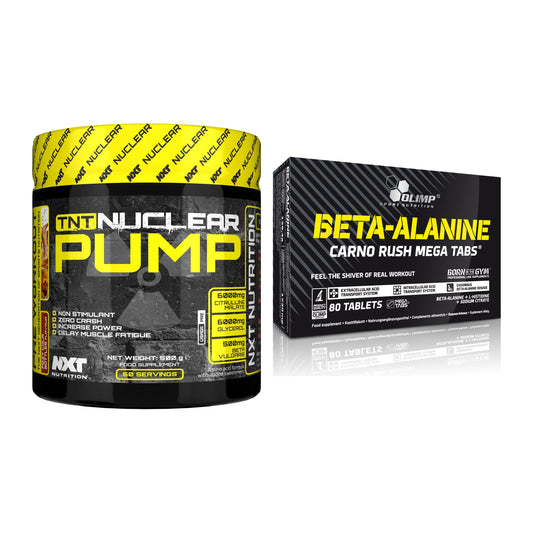Trainings-Set: NXT Nutrition TNT Nuclear + Olimp Beta-Alanin Carno – alle enthaltenen Artikel