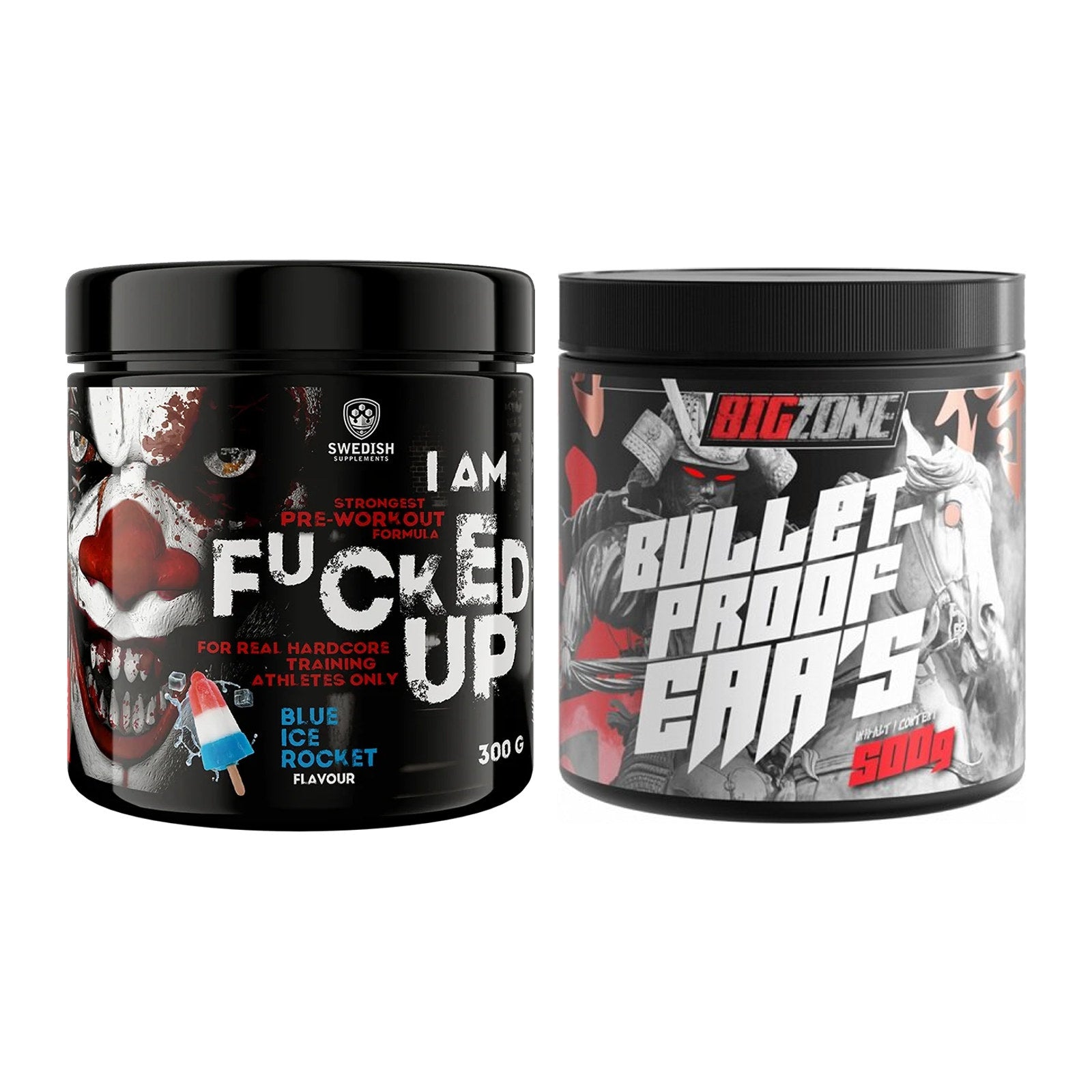 Trainings-Set: Swedish Supplements Fucked + Big Zone Bulletproof EAA's – alle enthaltenen Artikel