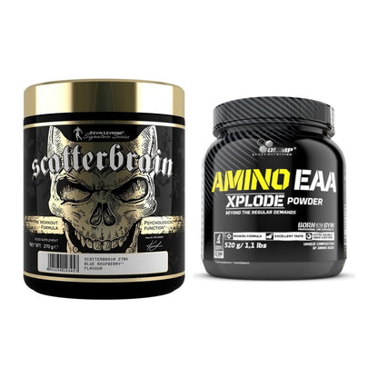 Trainings-Set: Kevin Levrone Scatterbrain + Olimp Amino EAA Xplode – alle enthaltenen Artikel