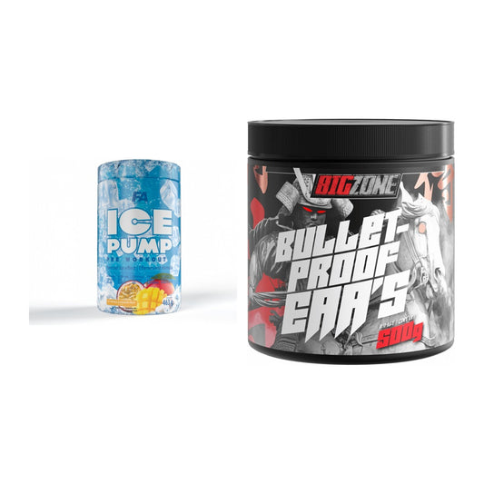 Trainings-Set: FA Nutrition ICE Pump + Big Zone Bulletproof EAA's – alle enthaltenen Artikel