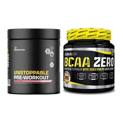 Trainings-Set: Dedicated Unstoppable + BioTech BCAA Zero – alle enthaltenen Artikel