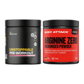 Trainings-Set: Dedicated Unstoppable + Body Attack 100 % Arginine Zero – alle enthaltenen Artikel