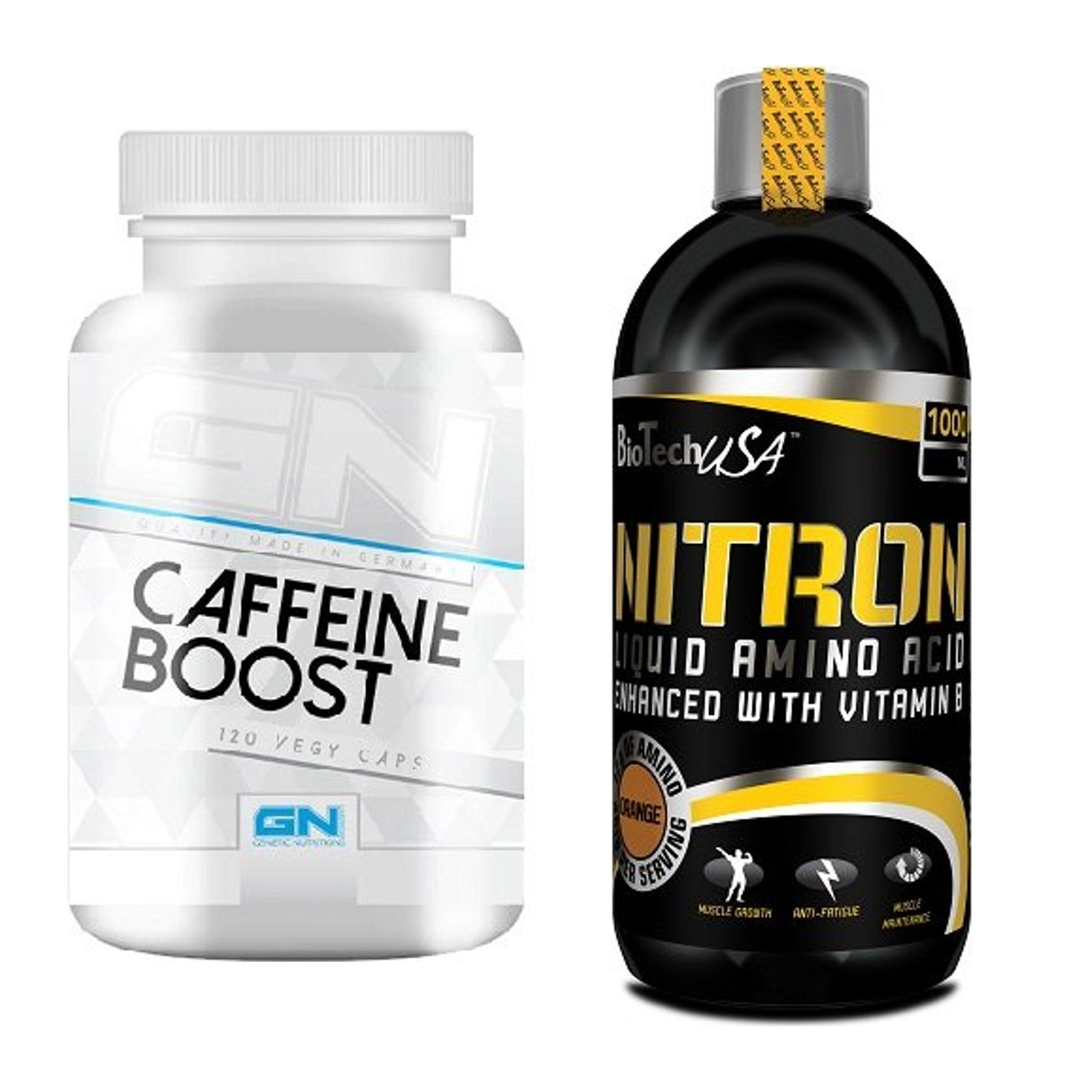 Trainings-Set: GN Caffein Boost + BioTech Liquid Amino – alle enthaltenen Artikel