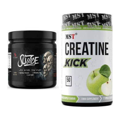 Trainings-Set: #GYMJUICE SUIZIDE Booster + MST Creatine Kick – alle enthaltenen Artikel