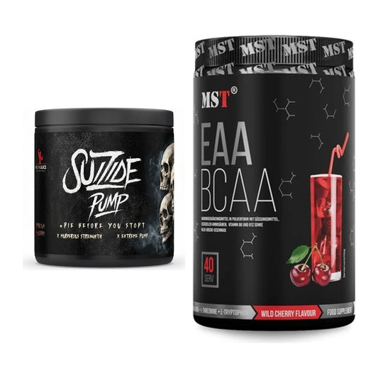 Trainings-Set: #GYMJUICE SUIZIDE PUMP + MST EAA & BCAA – alle enthaltenen Artikel