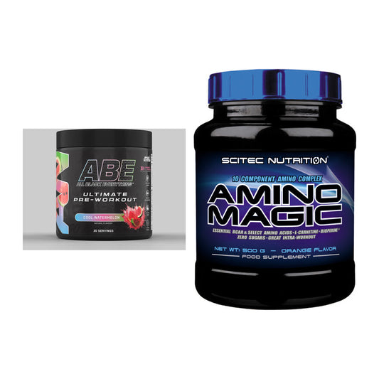 Trainings-Set: Applied Nutrition A.B.E + Scitec Amino Magic 500g – alle enthaltenen Artikel