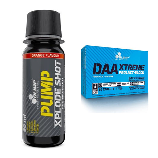 Trainings-Set: Olimp Pump Xplode Shot + Olimp DAA Xtreme – alle enthaltenen Artikel