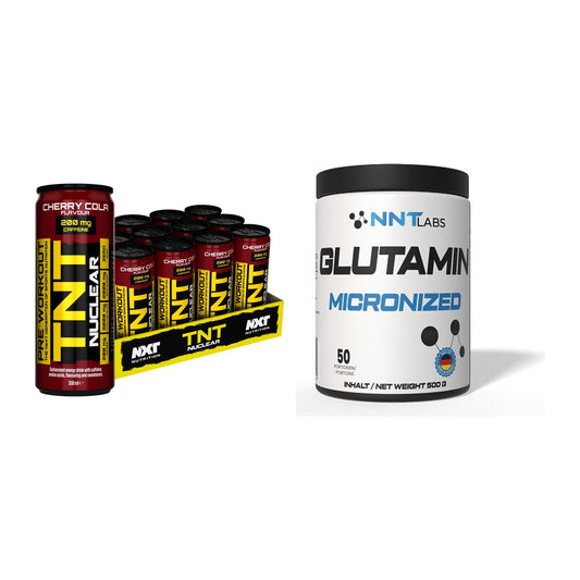 Trainings-Set: NXT Nutrition TNT NUCLEAR + NNT Glutamin – alle enthaltenen Artikel