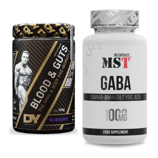 Trainings-Set: DY Nutrition Blood&Guts + MST GABA 1000mg – alle enthaltenen Artikel