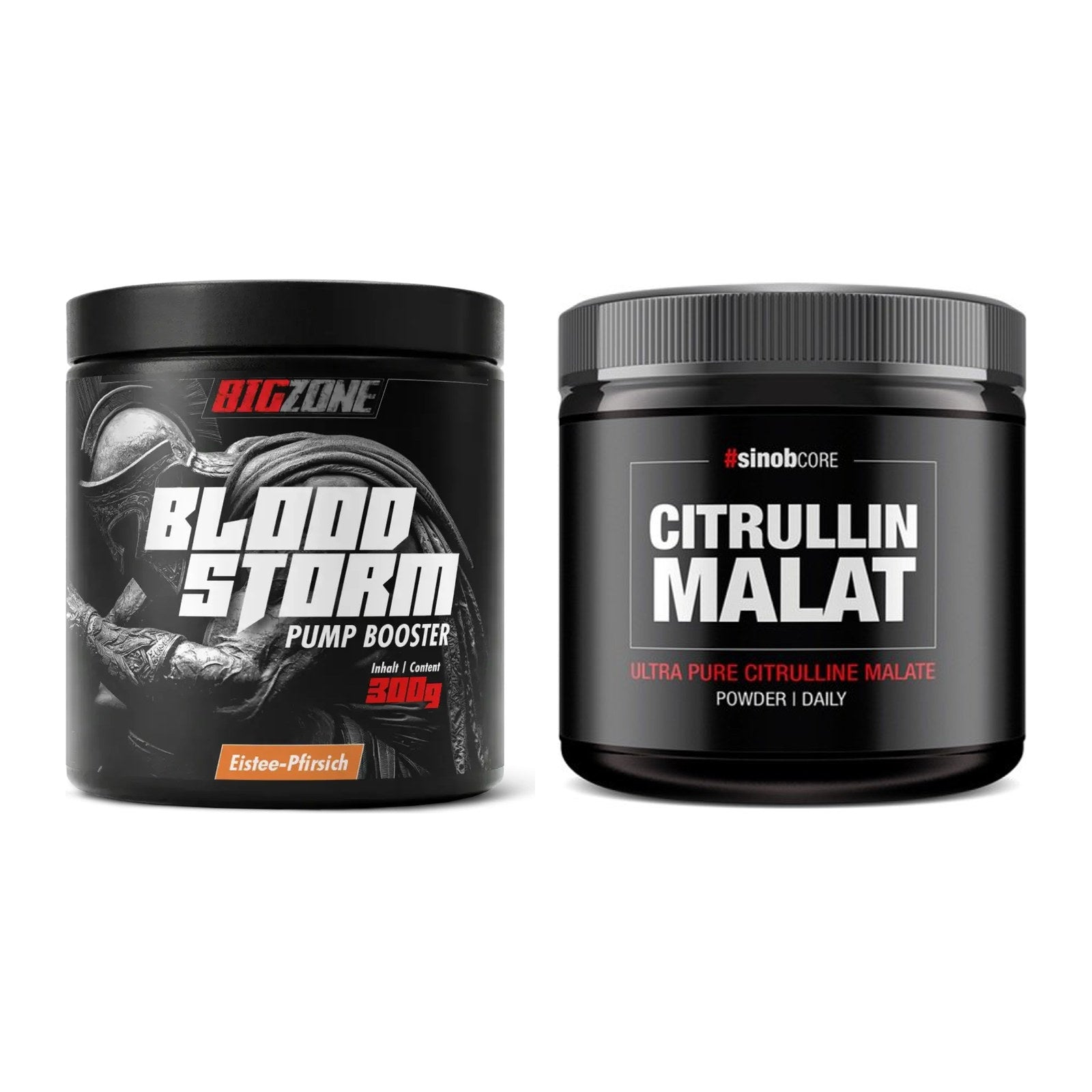 Trainings-Set: Big Zone Bloodstorm 2.0 + Sinob Core L-Citrullin Malat – alle enthaltenen Artikel
