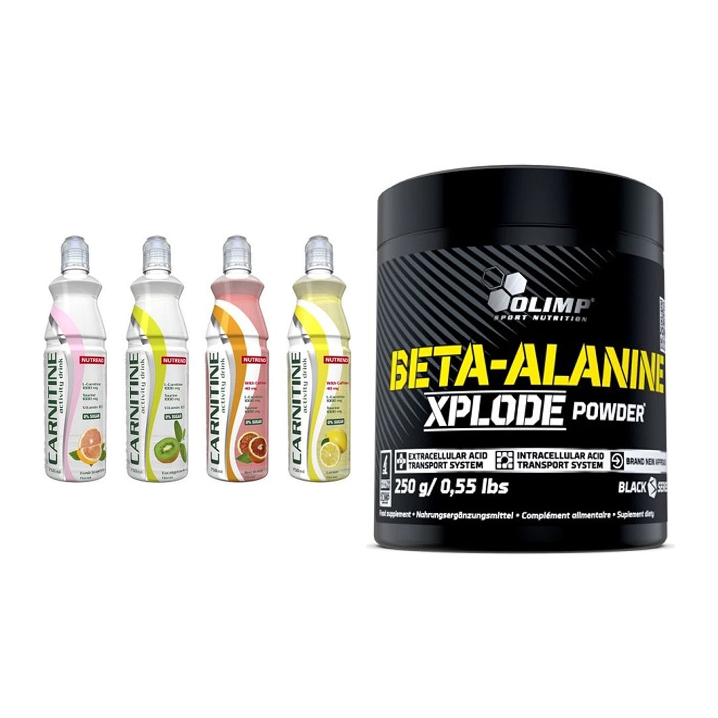 Trainings-Set: Nutrend Activity + Olimp Beta-Alanine Xplode – alle enthaltenen Artikel