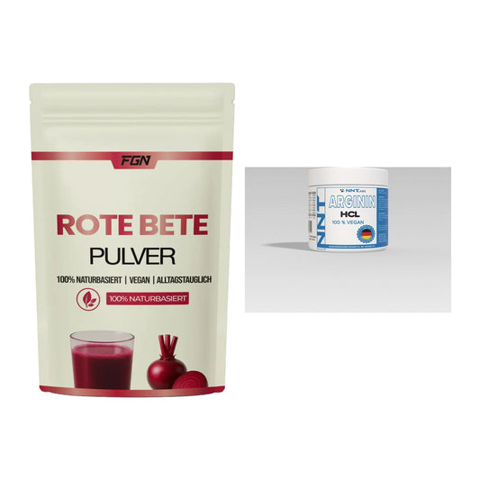 Trainings-Set: FGN Rote Beete Pulver + NNT Arginin – alle enthaltenen Artikel