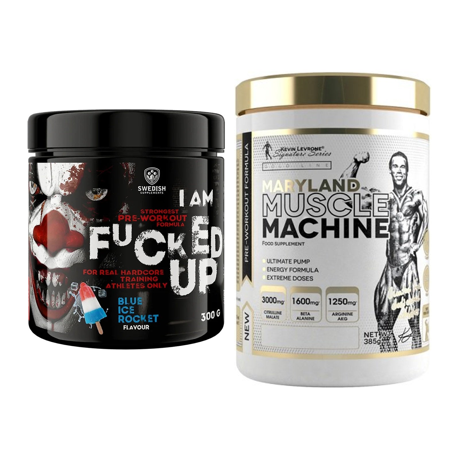 Trainings-Set: Swedish Supplements Fucked + Kevin Levrone Maryland – alle enthaltenen Artikel