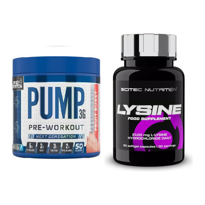 Trainings-Set: Applied Nutrition Pump + Scitec Lysine – alle enthaltenen Artikel