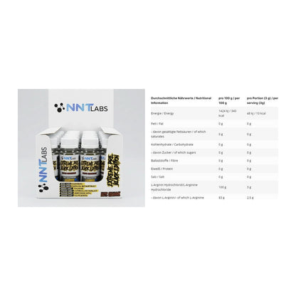 Trainings-Set: NNT Extreme Black Edition Shot + INLEAD L-Arginin HCL – alle enthaltenen Artikel