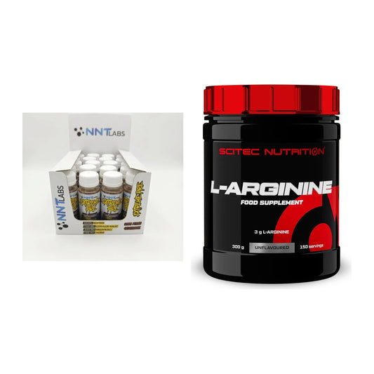 Trainings-Set: NNT Extreme Pre-Workout Shot + Scitec Arginin – alle enthaltenen Artikel