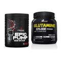 Trainings-Set: Peak EPIC Pump + Olimp L-Glutamine Xplode 500g – alle enthaltenen Artikel
