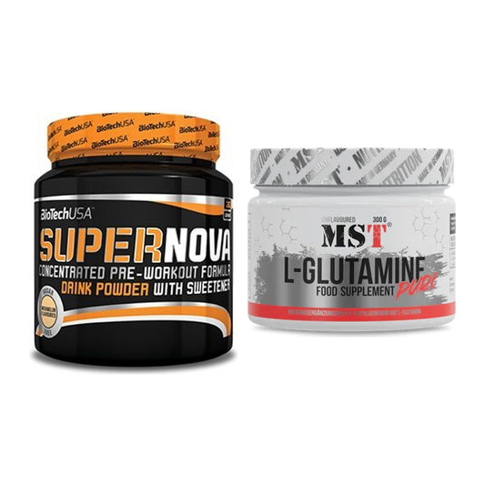 Trainings-Set: BioTech Supernova + MST Glutamine – alle enthaltenen Artikel