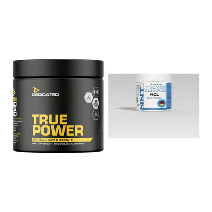 Trainings-Set: Dedicated True Power + NNT Arginin – alle enthaltenen Artikel