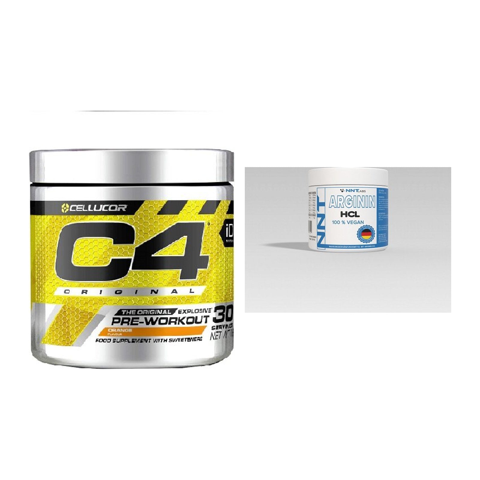 Trainings-Set: Cellucor C4 Original 30Serv. (Icy + NNT Arginin – alle enthaltenen Artikel