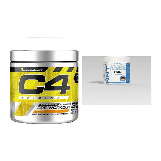 Trainings-Set: Cellucor C4 Original 30Serv. (Icy + NNT Arginin – alle enthaltenen Artikel