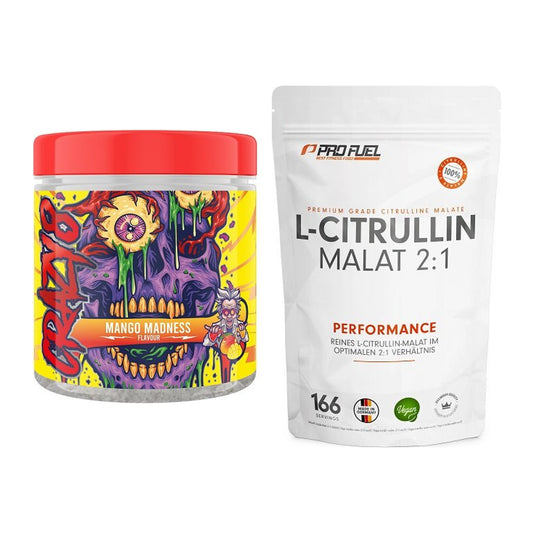Trainings-Set: Swedish Supplements Crazy 8 + ProFuel L-Citrullin Malat – alle enthaltenen Artikel
