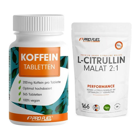 Trainings-Set: ProFuel Koffein (200mg) + ProFuel L-Citrullin Malat – alle enthaltenen Artikel