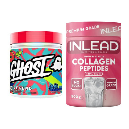 Trainings-Set: Ghost Legend V4 30 Serv. + INLEAD Collagen Peptides – alle enthaltenen Artikel