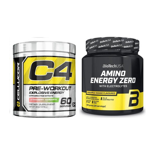 Trainings-Set: Cellucor C4 Original 60 + BioTech Amino Energy Zero – alle enthaltenen Artikel
