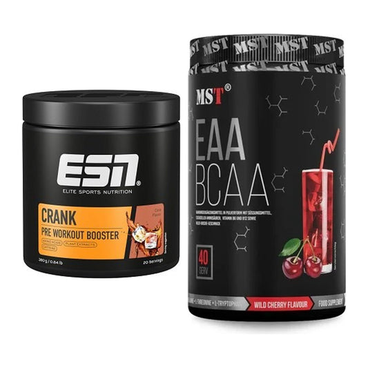 Trainings-Set: ESN Crank Booster + MST EAA & BCAA – alle enthaltenen Artikel