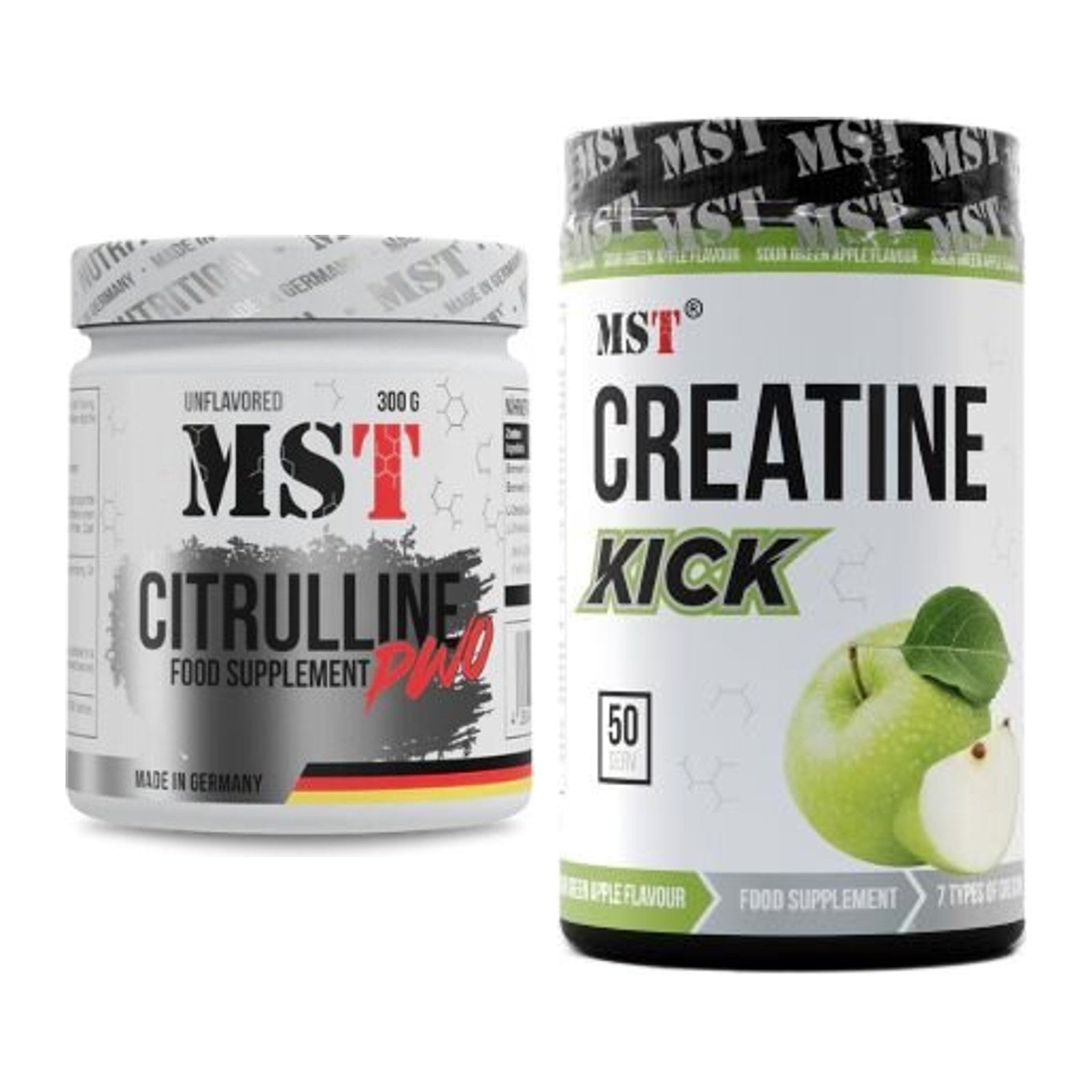 Trainings-Set: MST Citrulline Malat 300g + MST Creatine Kick – alle enthaltenen Artikel