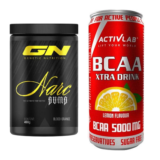 Trainings-Set: GN Narc Pump + Activlab BCAA Xtra Drink 5000mg – alle enthaltenen Artikel