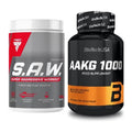 Trainings-Set: Trec Nutrition SAW Booster + BioTech AAKG 1000mg 100 – alle enthaltenen Artikel