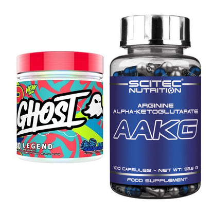 Trainings-Set: Ghost Legend V4 30 Serv. + Scitec AAKG – alle enthaltenen Artikel