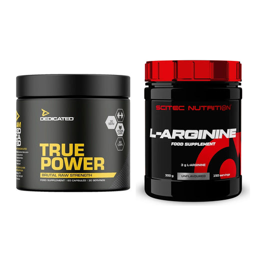 Trainings-Set: Dedicated True Power + Scitec Arginin – alle enthaltenen Artikel